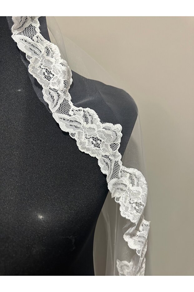 Fransız dantel duvak - 4