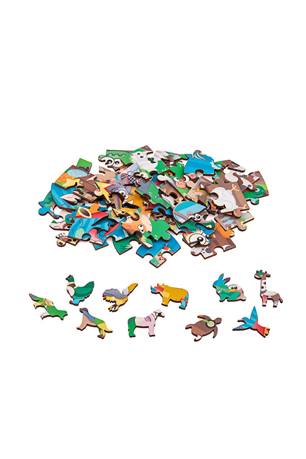 Ahşap Puzzle Hayvanlar - 4