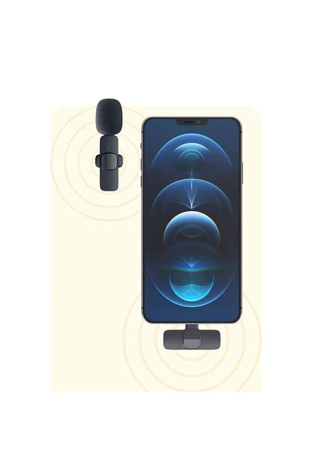 Wireless Lavalier Microphone, USB C Interface, Black Dynamic, 80mah, 2.4ghz, Plug & Play - 4