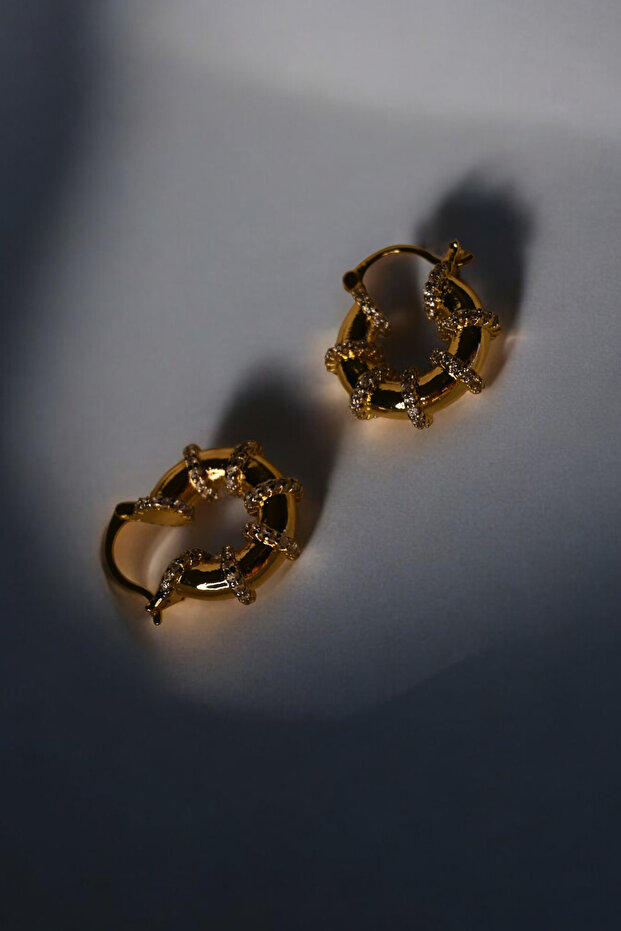 أقراط على شكل قمر - 3