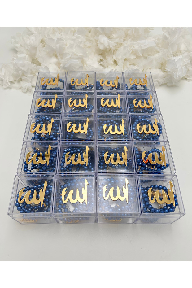 20 سبحة لؤلؤ هدايا داخل علبة (للمولد والحج والعمرة والختان)