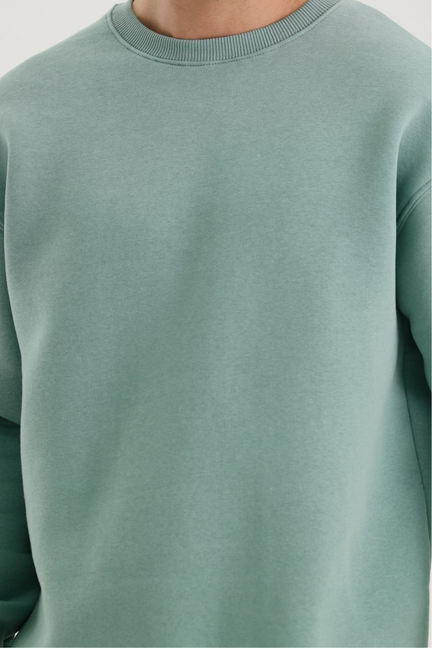 Erkek Basic Uzun Kollu Salaş 3 Lü Sweatshirt - 6
