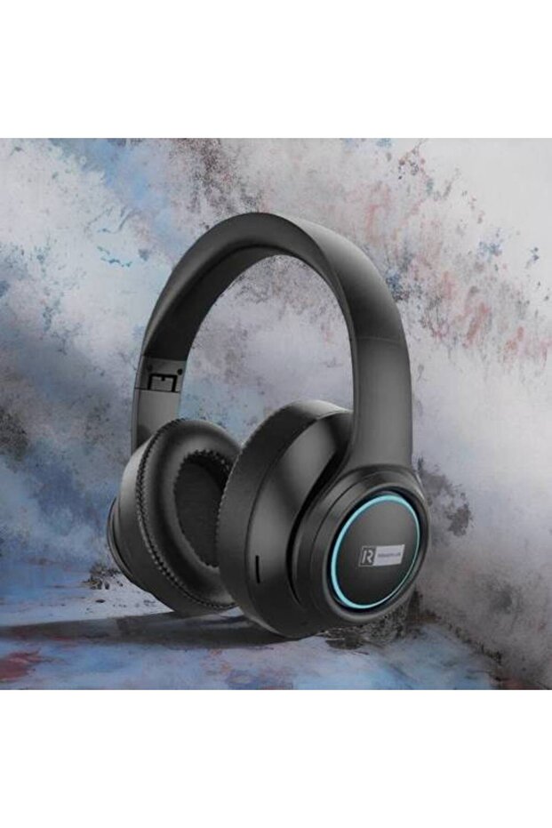 سماعة رأس لاسلكية تدوم 60 ساعة من - أسود - 4