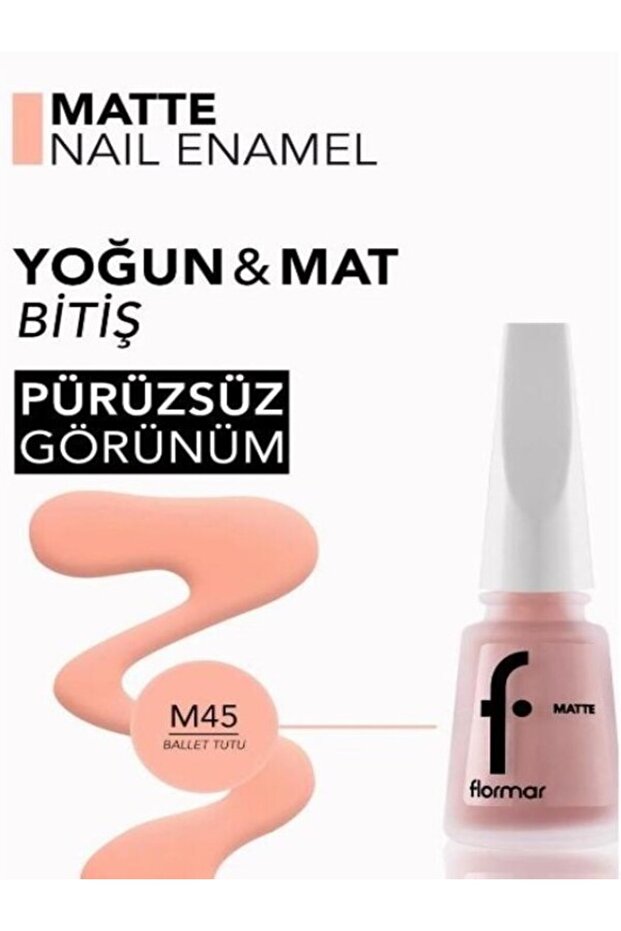 Matte Yüksek Pigmentli & Mat Bitişli Oje - 1