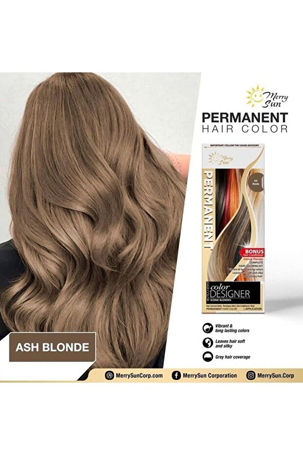 Hair Coloring Kit Ash Blonde