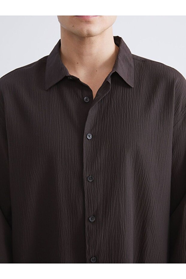LCW Vision Regular Fit Uzun Kollu Erkek Gömlek - 3