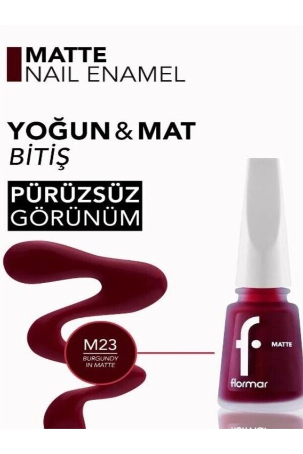 Matte Yüksek Pigmentli & Mat Bitişli Oje - 1