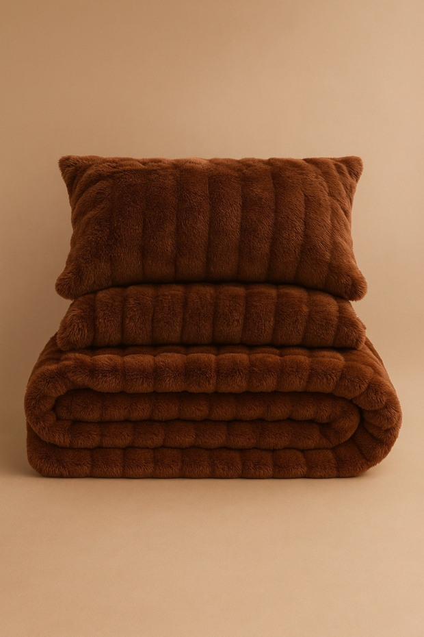 Bubble Rabbit Feather Double Duvet Bedspread Set - 1