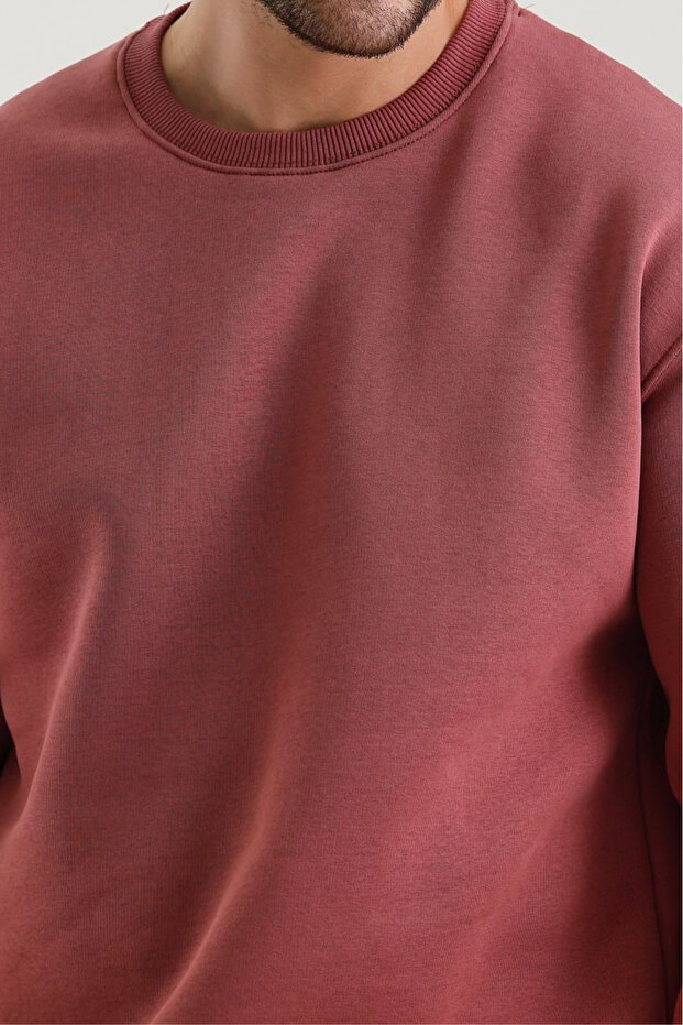 Erkek Basic Uzun Kollu Salaş 3 Lü Sweatshirt - 7