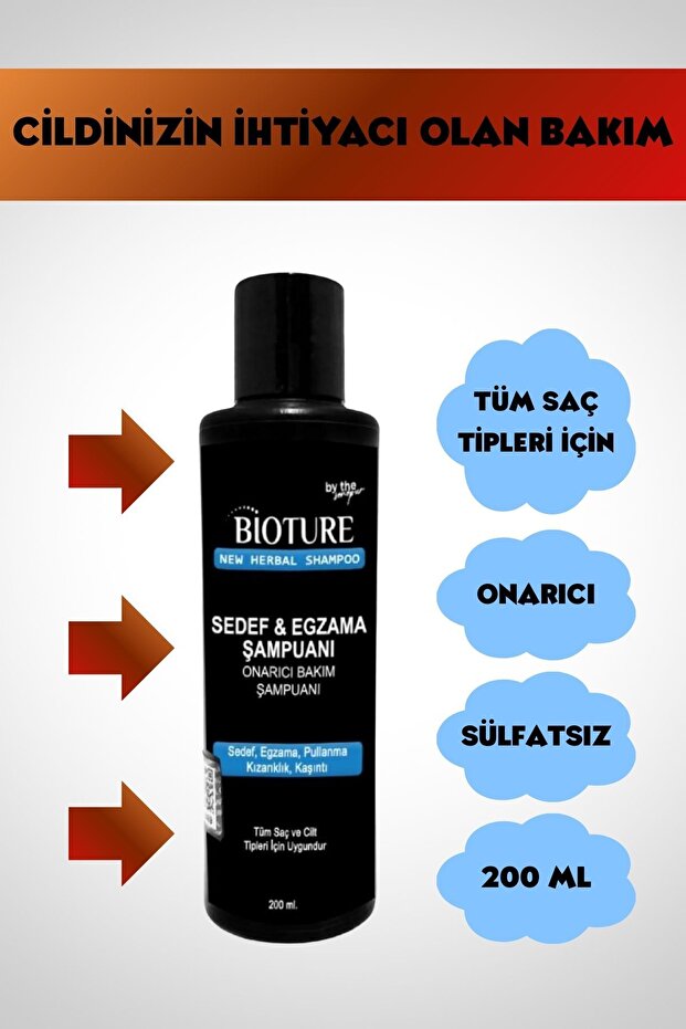 Bioture Hassas Saç Derisini Onaran Bakım Şampuanı 200 ML X 4 Adet - 2