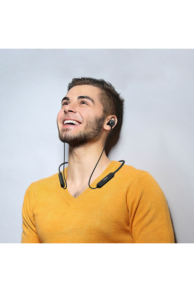 سماعة رأس لاسلكية تدوم 60 ساعة من - أسود - 3