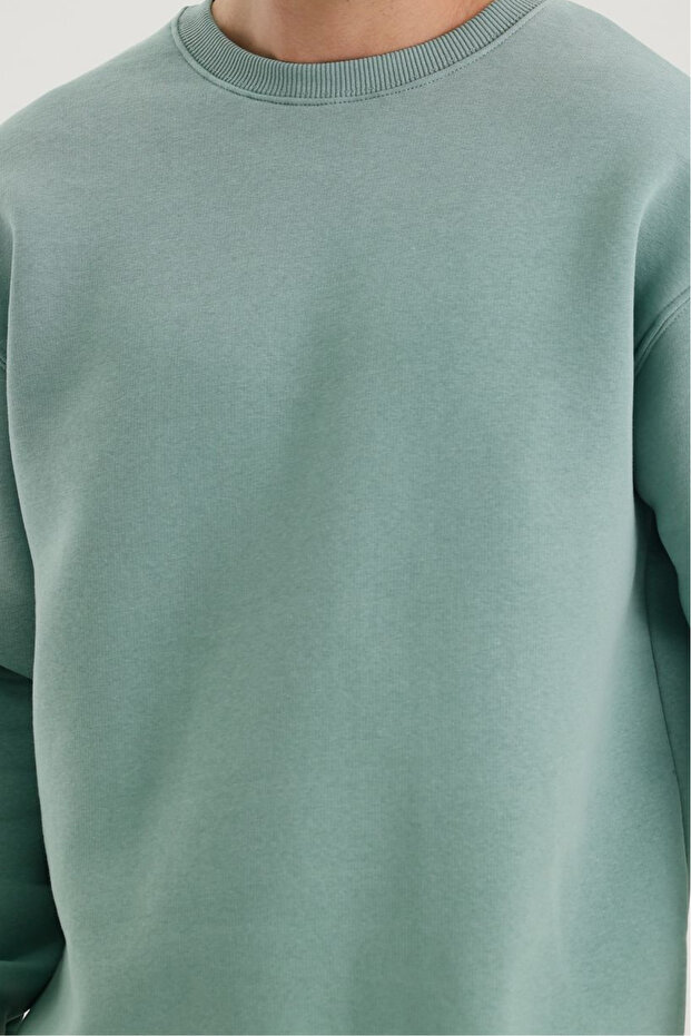 سويت شيرت رجالي بياقة دائرية مكون من 3 قطع - 5