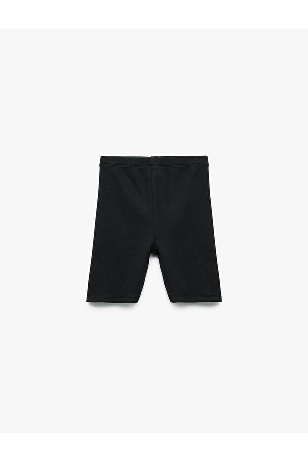Cotton Elastic Waist Basic Leggings
