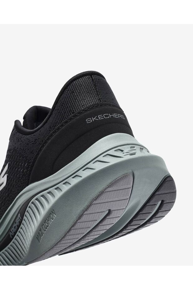 GO WALK MAX CUSHIONING ARCH FIT-JONAH Erkek Siyah Yürüyüş Ayakkabısı 216354 BKGR - 7