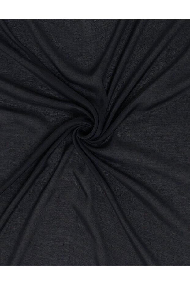 Viskon Eşarp Siyah - 2