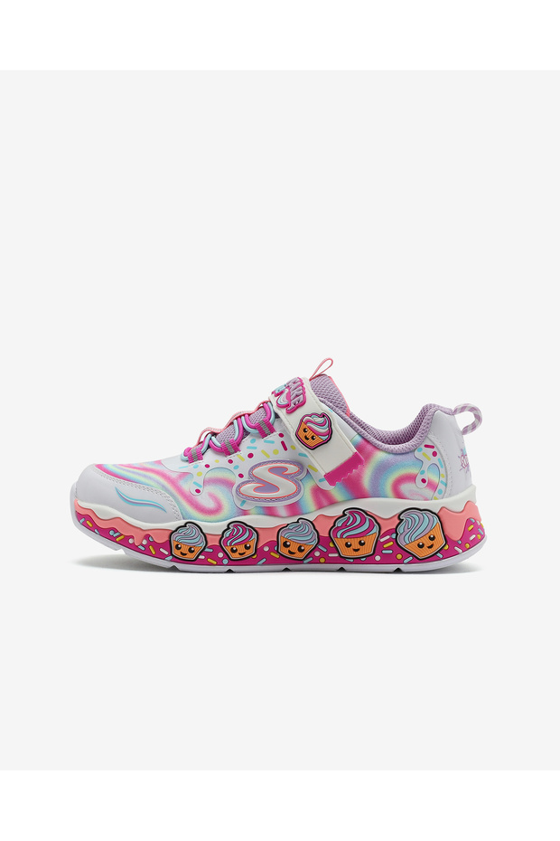 Cupcake cuti̇e big girl's white sneaker 303627l wmlt