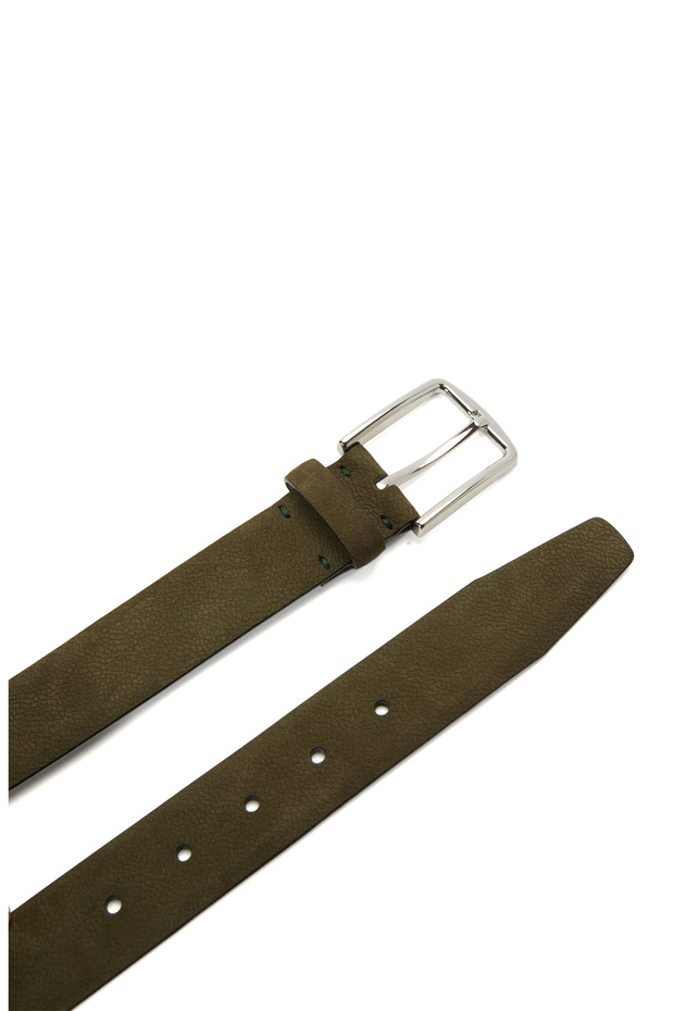 Haki Erkek Deri Kemer - 2