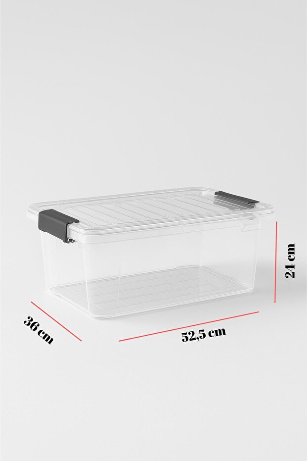 34 L Transparent Storage Box & Organizing Box & Toy Box - 5
