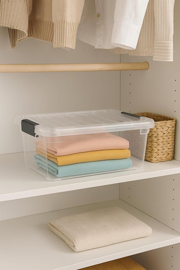 34 L Transparent Storage Box & Organizing Box & Toy Box - 2