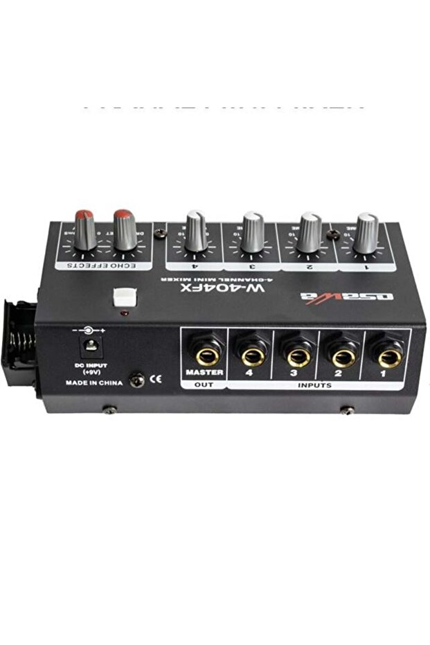Osawa Mikrofon Giriş-1 Line Çıkış Eko’lu 4 Kanal 20 Db Adaptörlü Mini Mikrofon Çoğaltıcı W-404fx - 2