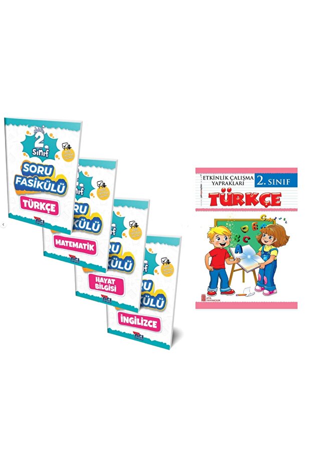 2.Sınıf Maarif Model Tüm Dersler Yaprak Test (Soru Fasikülü) Seti +Türkçe Etkinlik Yaprakları - 5