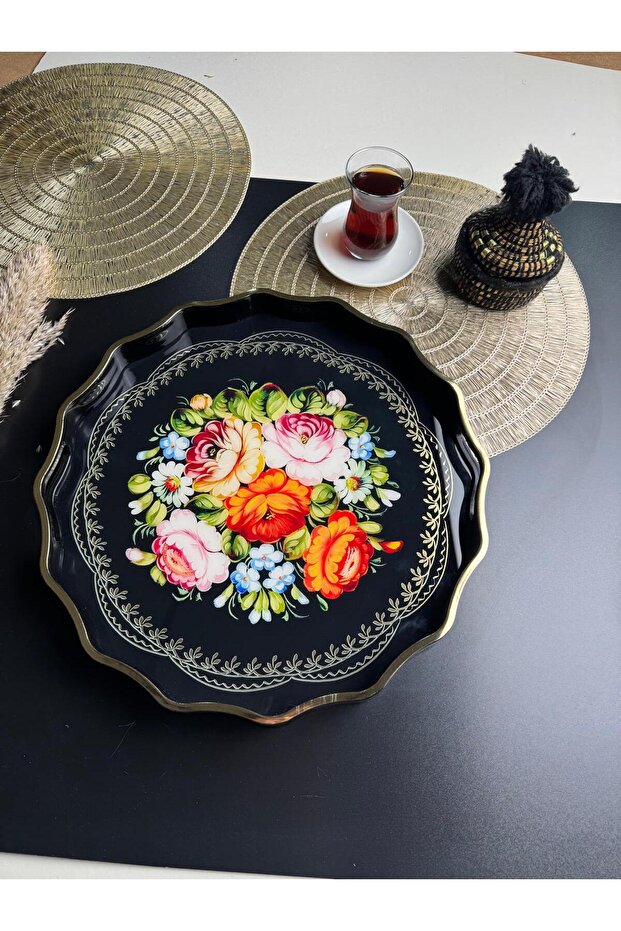 Luxury Acrylic Round Tray 38cm