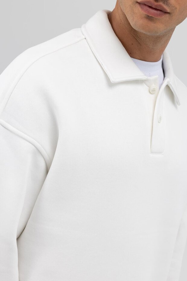 سترة بولو أساسية بياقة إيكرو - 5