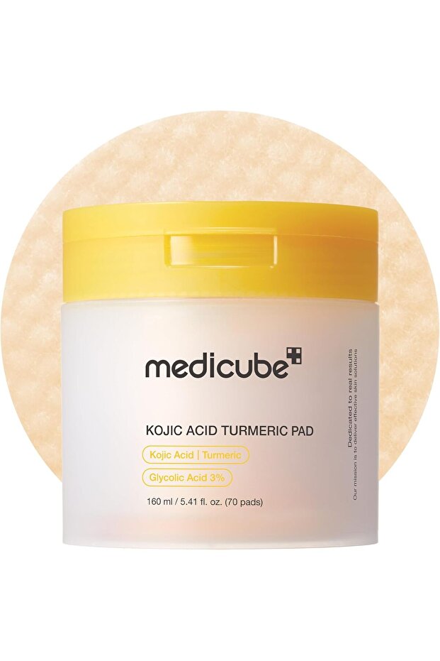 MEDICUBE-KOJIC ACID TURMERIC PAD 70pcs