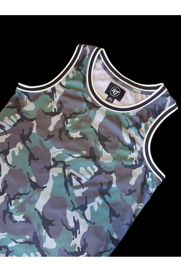 Camouflage Sports Singlet Unisex (Size L) High Quality