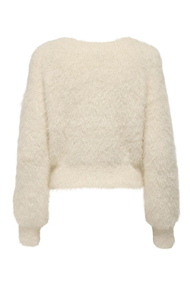Onllulu Ls Rib Short O-Neck Cc Knt Women's Sweater 15350650