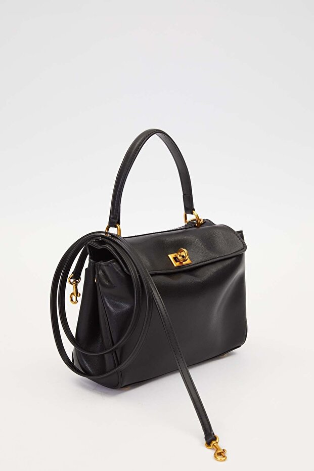 Black Compact Model Handbag - 2
