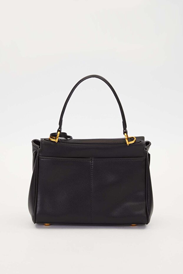 Black Compact Model Handbag - 4