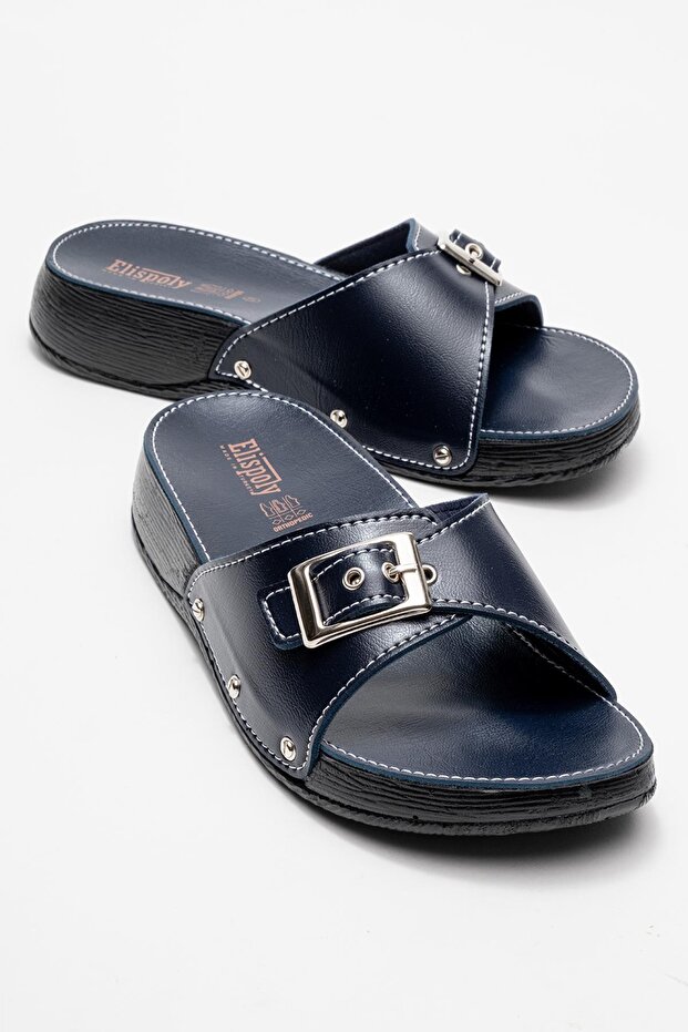 Women's Slippers with Single Buckle Belt Laci̇