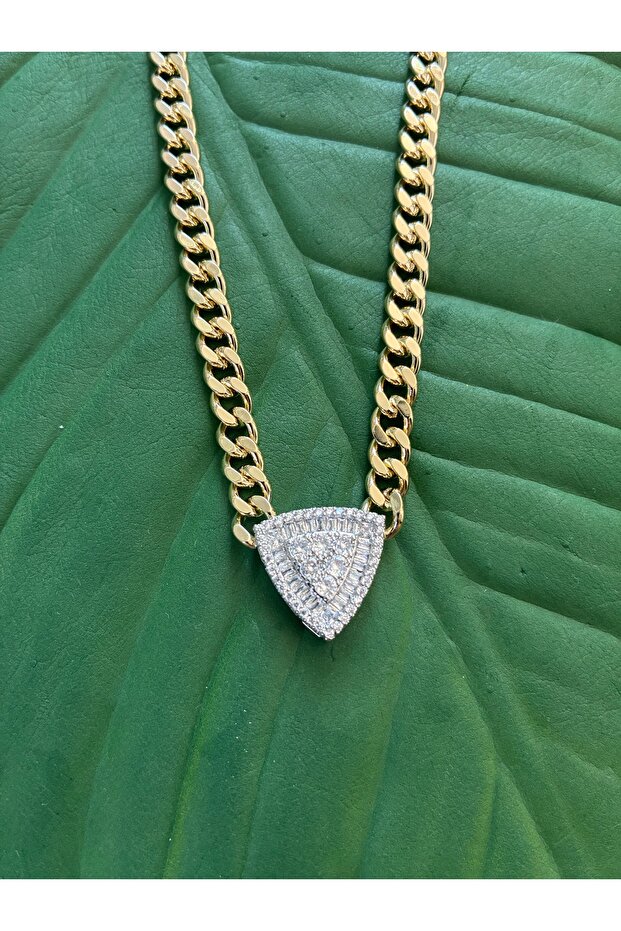 Taşlı vip kolye - 2