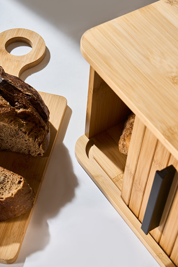 Pamir Bambu Ekmek Kutusu - 4