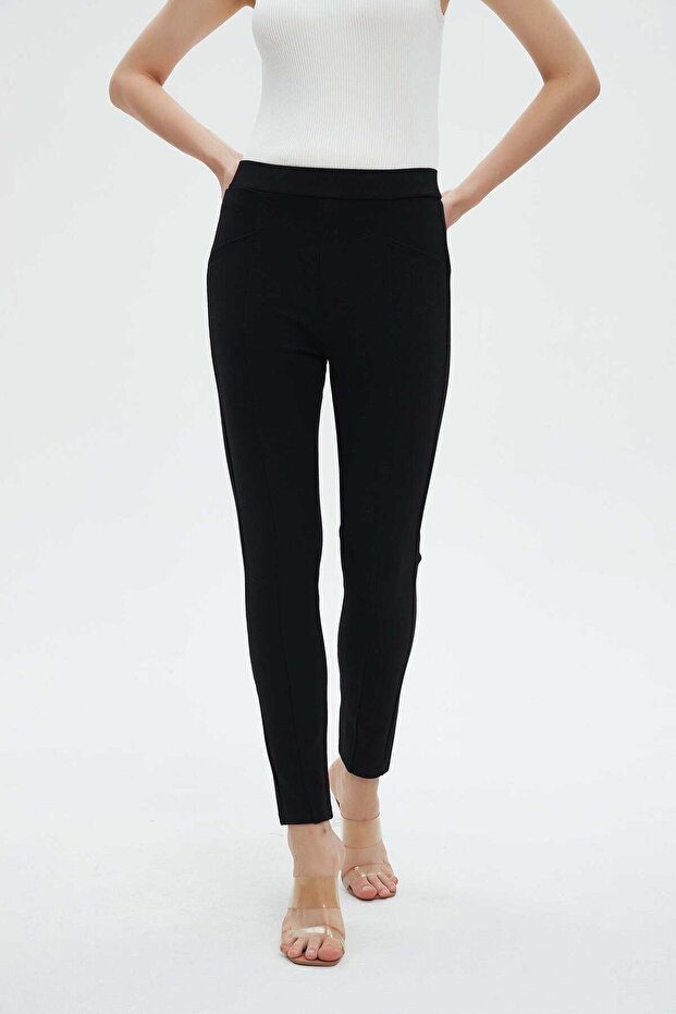 بنطال ليجنز طويل سادة مع جيوب - 6