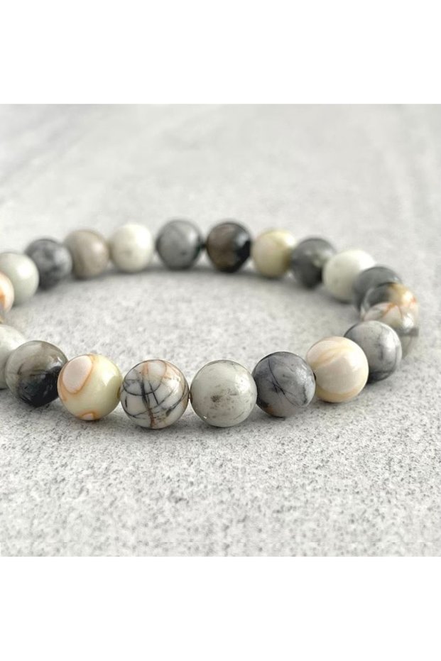 Jasper Real Natural Stone Bracelet | Men's & Women's Handmade Premium Natural Stone Jewelry