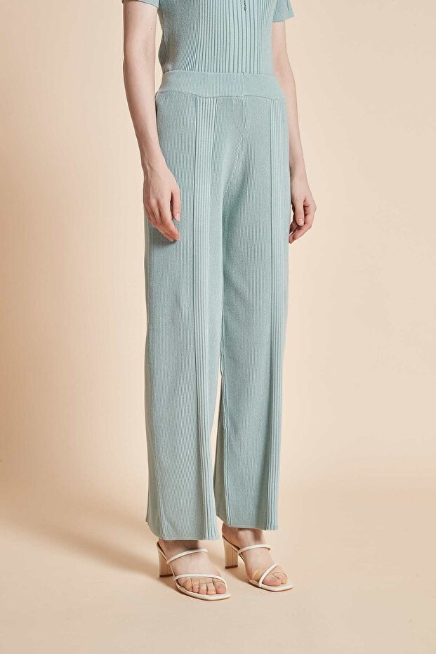 Solid Full Length Pants - 5