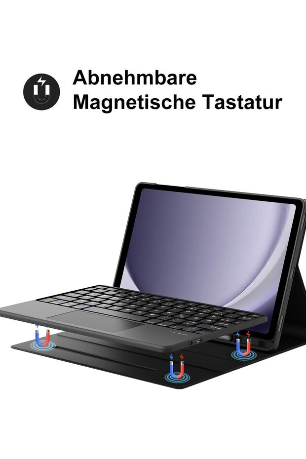 Samsung Galaxy Tab A9 Plus Keyboard Case - Galaxy Tab A9+ Keyboard with Touchpad, QWERTY Keyb - 5