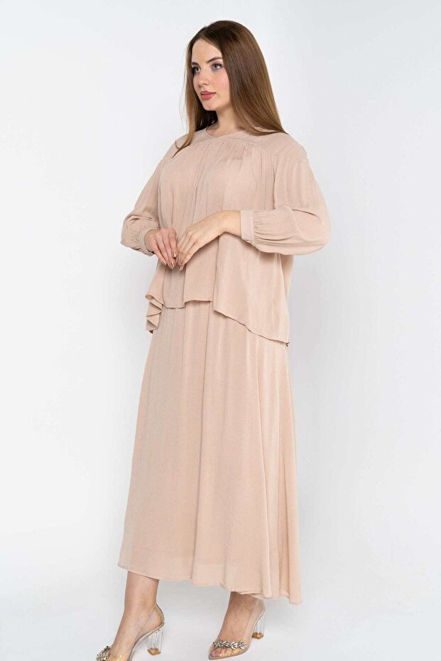 تنورة ماكسي سادة - 1