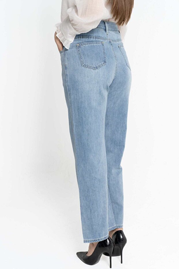 Solid Boyfriend Jeans - 3