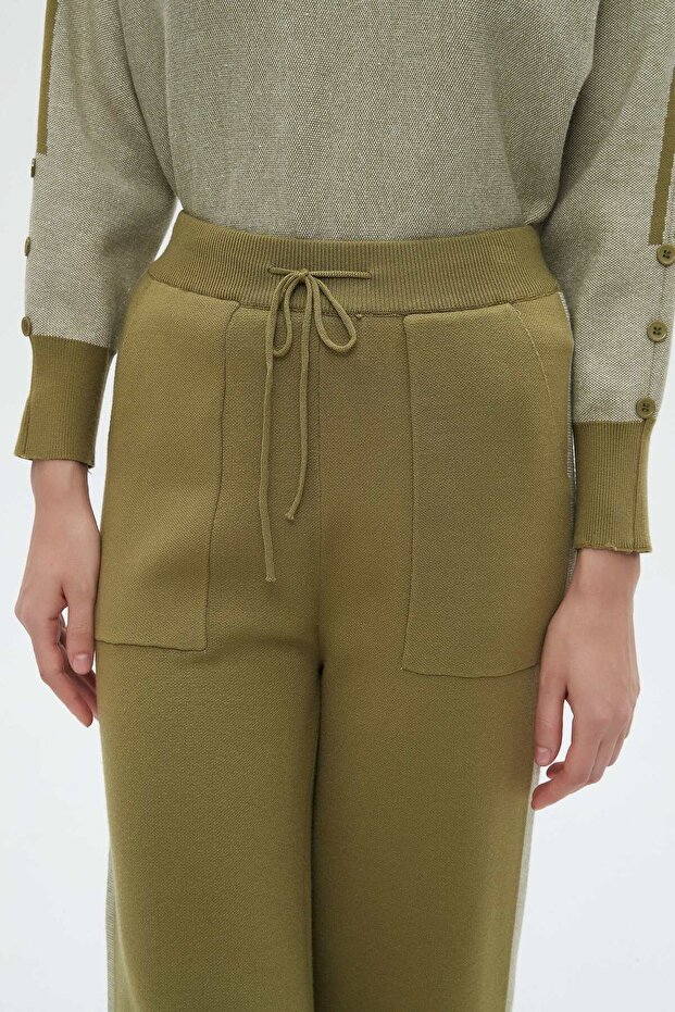 بنطلون سادة بطول كامل - 6