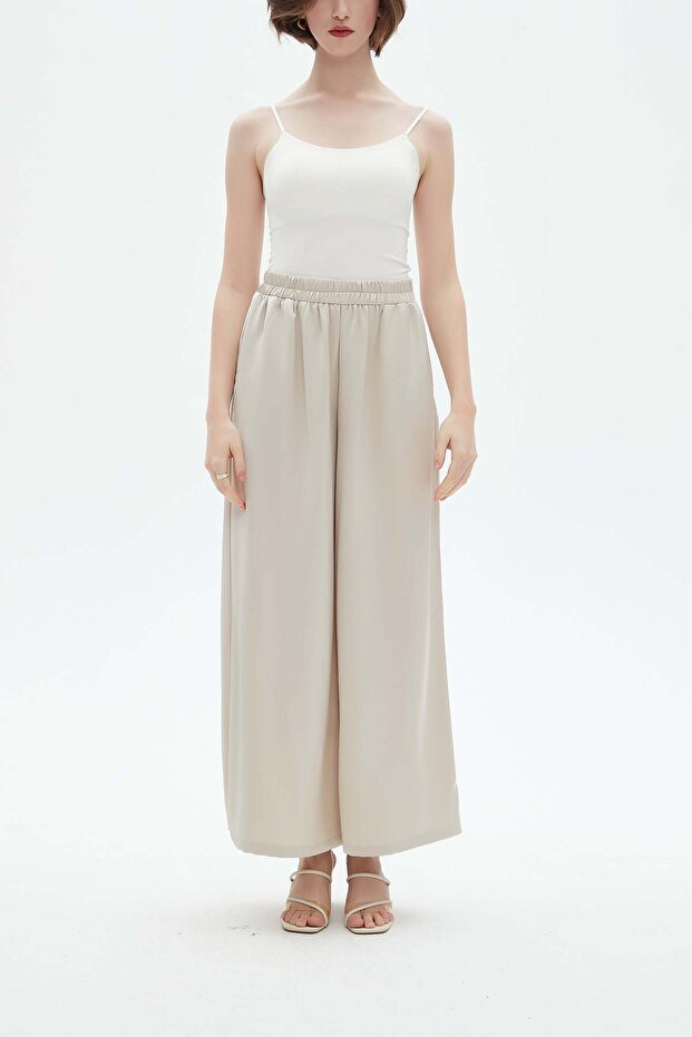 بنطلون مريح سادة - 1