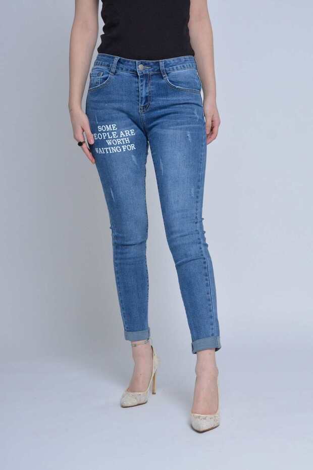 Printed Skinny Pants