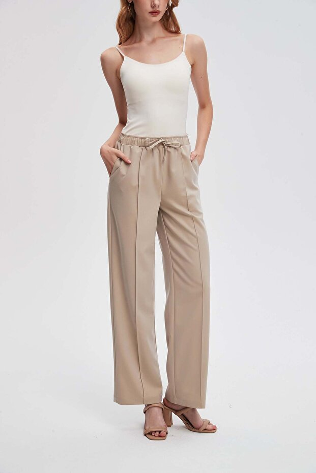 بنطال برباط سادة - 3