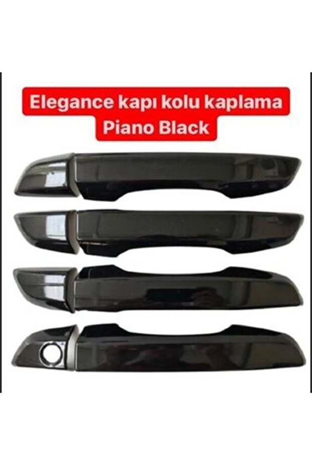 Compatible Exterior Door Handle for Civic Fc5 Piano Black Gloss Black 2016-2021