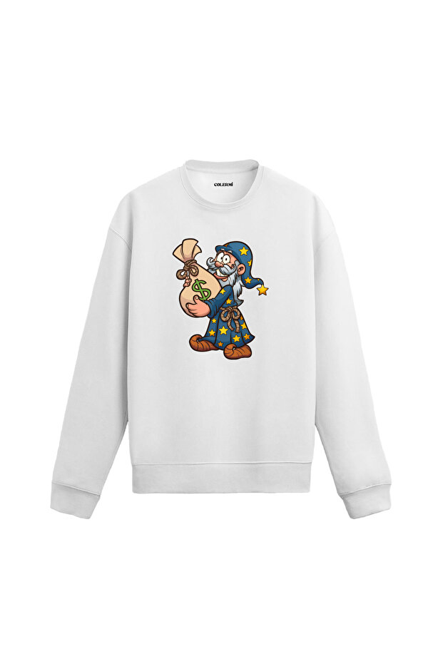 سويت شيرت مطبوع عليه ساحر المرح - 1