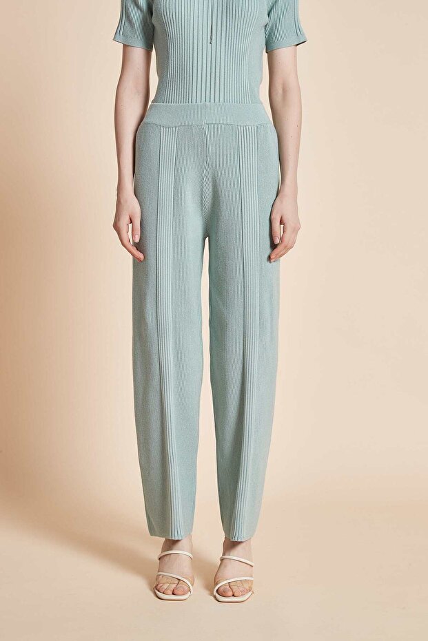 Solid Full Length Pants - 3