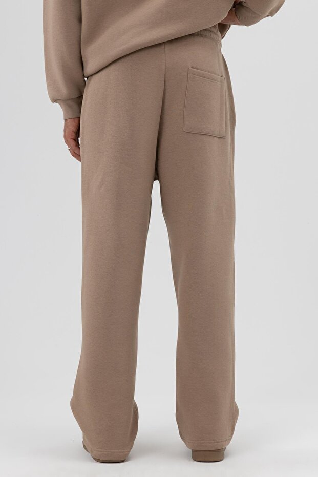 Basic Baggy Eşofman Alt Vizon - 3