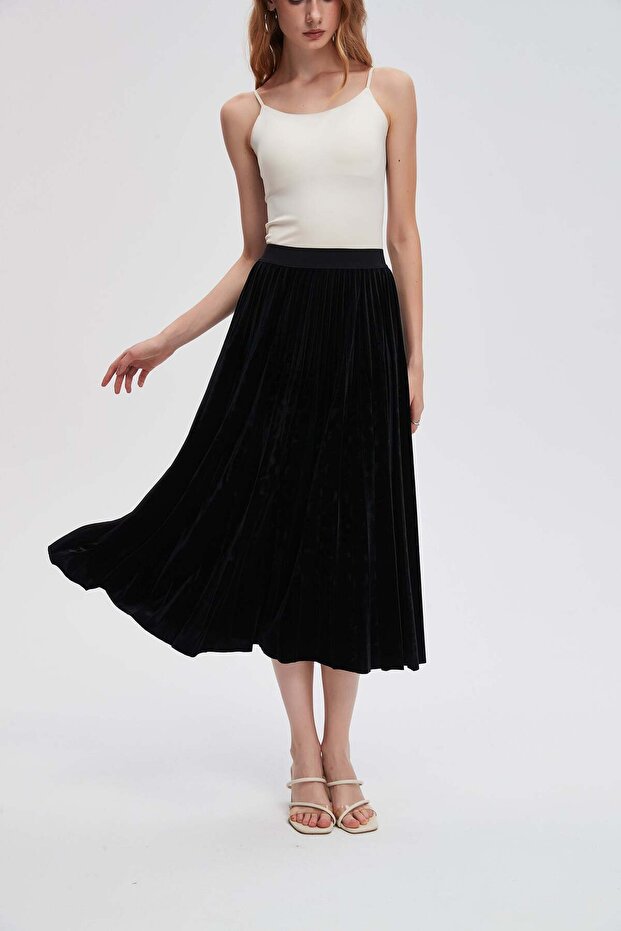 تنورة ميدي مطوي - 4